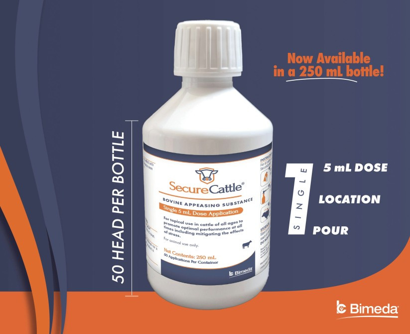 Bimeda® US Expands SecureCattle® Product Line with New 50‑Dose (250mL) Size